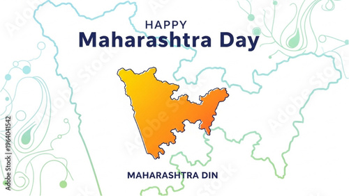 Celebrating Maharashtra Day with Happy People in Maharashtra State India