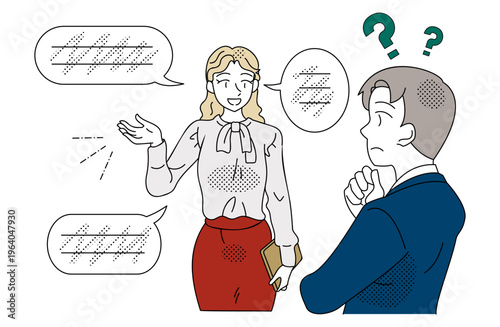 Business Communication Language Barrier Explanation Misunderstanding Scene
