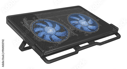 Laptop Cooling Pad with Two Fans 1.