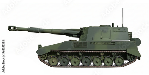 VCA 155mm SPH (Argentine 155mm tracked self-propelled howitzer, built on the basis of the TAP tank, which uses the Palmaria turret of Italian origin)