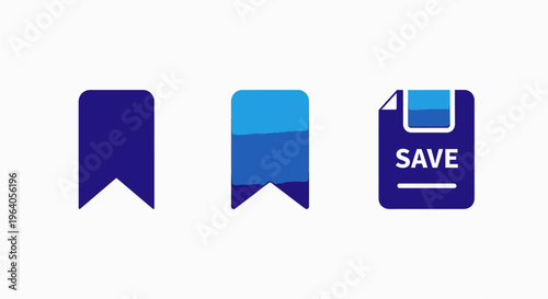 Essential bookmark, save, and favorite file icons for web browsing, document management, and digital organization