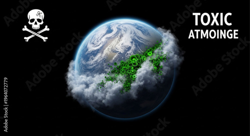 Earth in Peril - A Toxic Atmosphere Envelops the Planet.