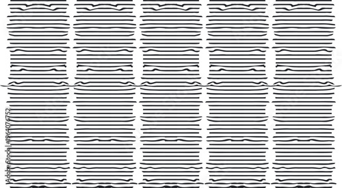 The striped distorted texture imitates a ribbed surface.