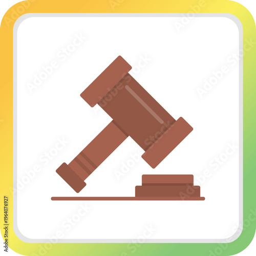 Wooden judge gavel on white background, legal authority and auction concept