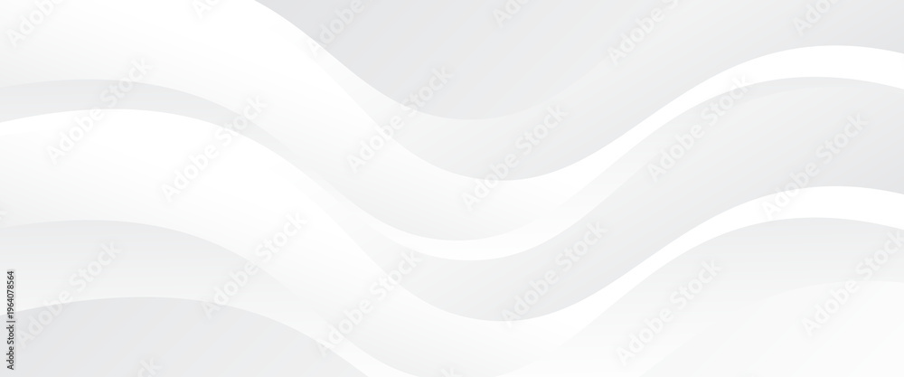 Obraz premium Modern wavy abstract white background