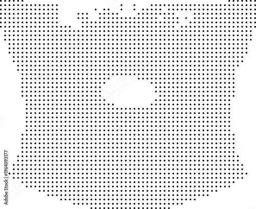 Shield icon pixeleted bitmap dither halftone dotted vector graphic resource element isolated on white