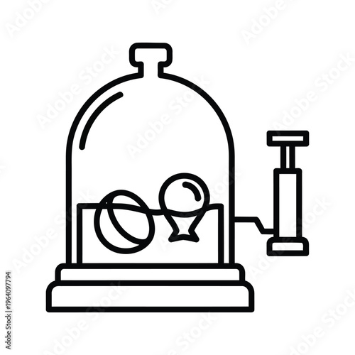 Vacuum Experiment Bell Jar Science Equipment