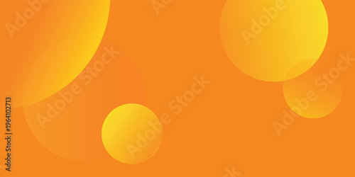 Fond géométrique coloré. Éléments orange avec gradient fluide. Composition des formes dynamiques. Illustration vectorielle