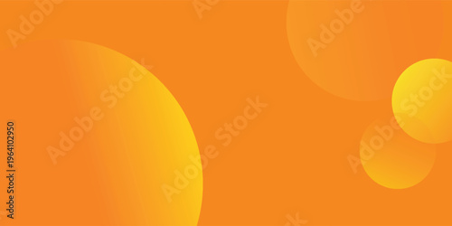 Fond géométrique coloré. Éléments orange avec gradient fluide. Composition des formes dynamiques. Illustration vectorielle