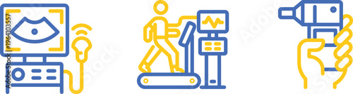Interactive fitness and virtual reality gaming setup with health monitoring