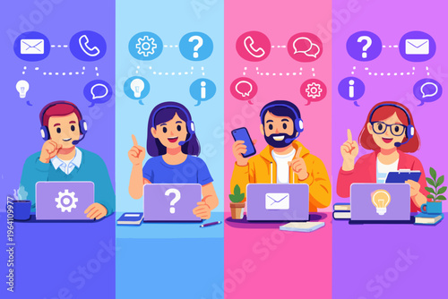 People Working With Computers