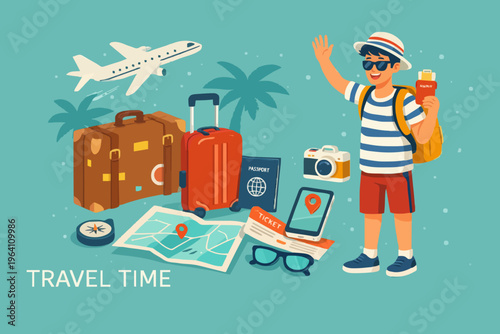 Summer Travel And Vacation Time