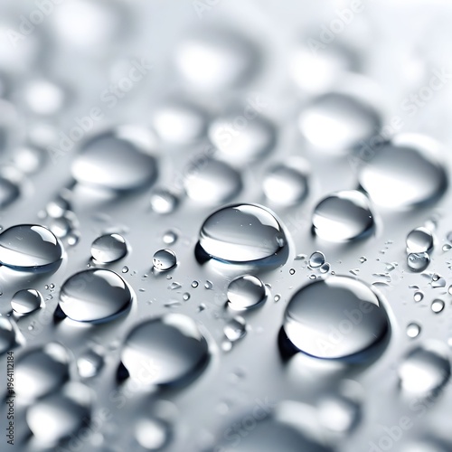 water drops on a glass surface