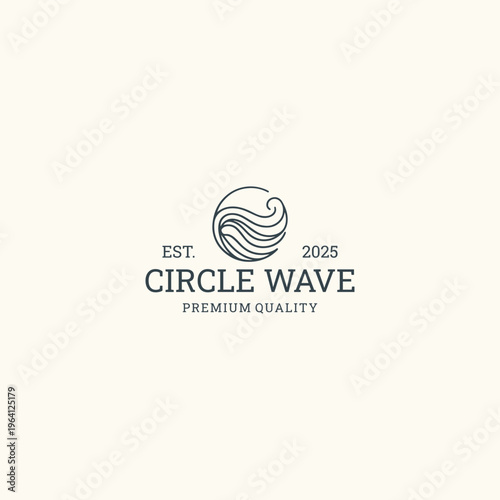 Circle wave logo style icon design template vector illustration Free Download Circle wave logo style icon design template vector illustration - GFXLoad