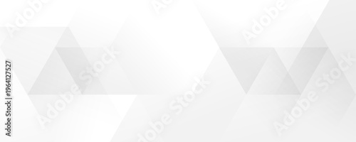 Abstract pattern white geometric banner design background.