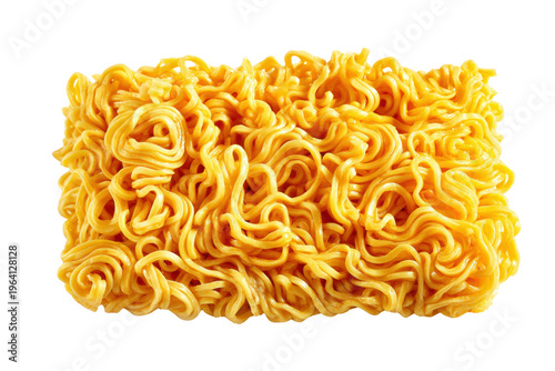 A close up of yellow noodles. The noodles are long and thin, and they are arranged in a way that makes them look like they are curled up. The image has a warm and inviting mood, png