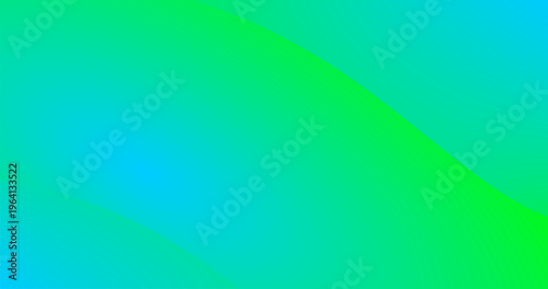 Shape on Abstract green and blue Chroma gradient background for Copy Space design