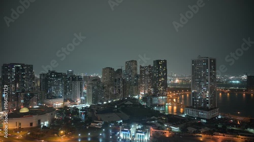 Wallpaper Mural A timelapse during a storm in UAE-Sharjah Torontodigital.ca
