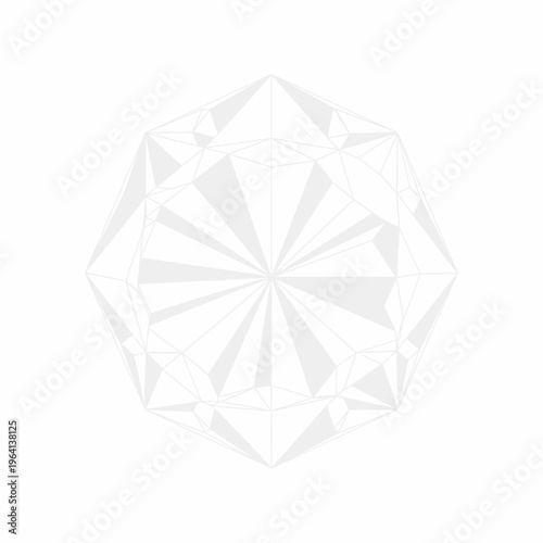 A large clear cut gemstone or diamond.