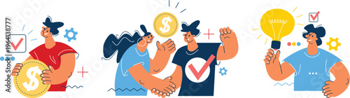 Collaborative innovation and cryptocurrency teamwork for modern solutions