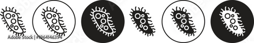 Bacteria icon. flat illustration of vector icon for web UI UX