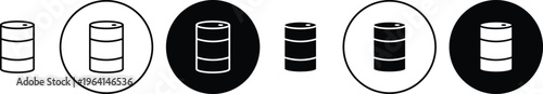 Barrel icon. flat illustration of vector icon for web UI UX