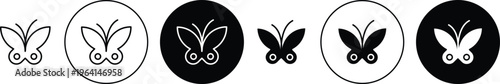 Butterfly icon. flat illustration of vector icon for web UI UX