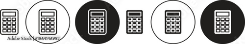 Calculator icon. flat illustration of vector icon for web UI UX