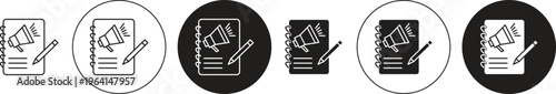 Content marketing icon. flat illustration of vector icon for web UI UX