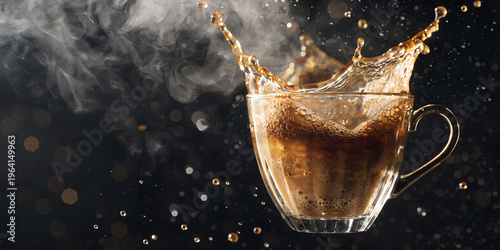 glass of water with ice