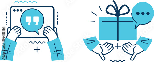 Combining digital communication with thoughtful gift-giving for meaningful connections