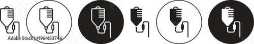 Infusion icon. flat illustration of vector icon for web UI UX