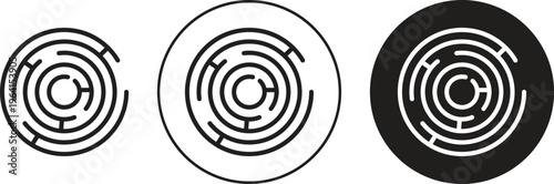Labyrinth icon. flat illustration of vector icon for web UI UX