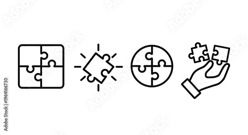 Jigsaw puzzle pieces coming together to form a complete picture