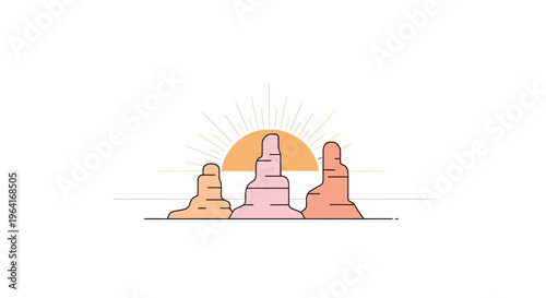 Sandcastles on the beach shore.