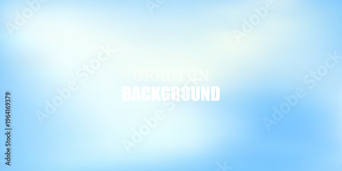 Tableau sur toile Sky Blue Gradient Vector Background
