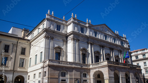 Teatro La Scala- famous opera house in Milan, Italy.