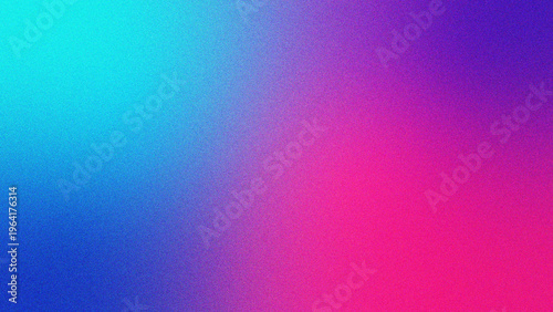 Tableau sur toile Blue and purple grainy gradient abstract background