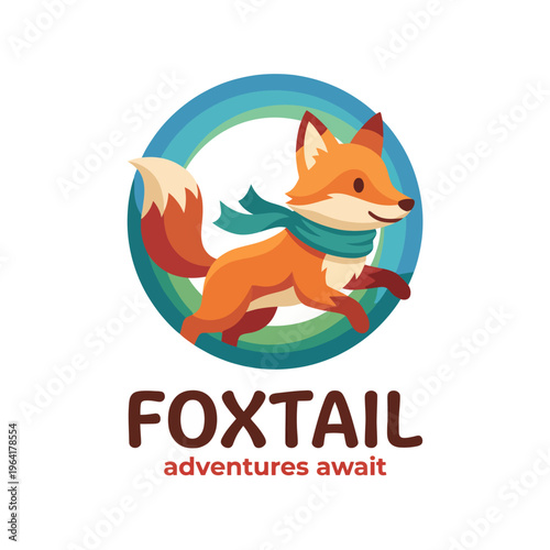 A lively fox dashing through an artistic landscape, embodying the spirit of adventure and curiosity, perfectly representing nature’s liveliness and joy of exploration.