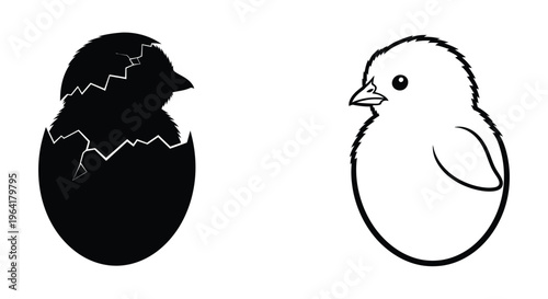 Children gardening and nurturing a small plant a striking silhouette