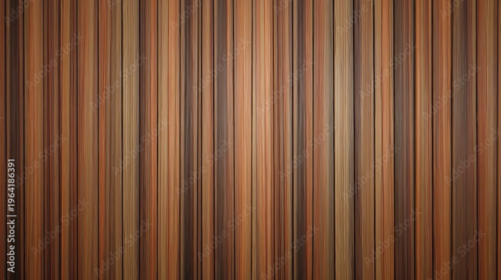 Obraz premium Vertical wood grain texture in warm brown tones, perfect for use in rustic themes, furniture catalogs, or as a backdrop for product displays and mockups.