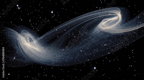 Collection of icy wind and blizzard effects, vector illustrations of cold air streams, snow flurries, and swirling vortexes with glittering particles, perfect for winter themes or fantasy designs.