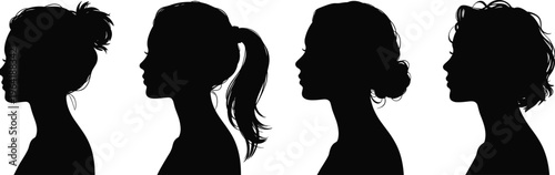 Silhouettes of diverse business professionals collaborating with digital data charts and networking lines, symbolizing global synergy and unlocking corporate potential together.