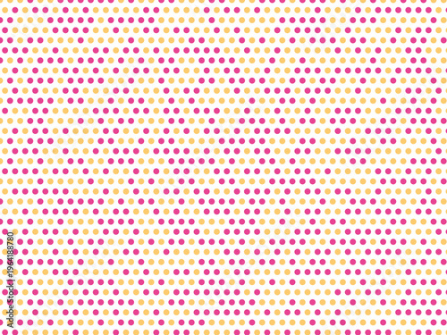 Bold Polka Dots Seamless Repeat Vintage Texture Design