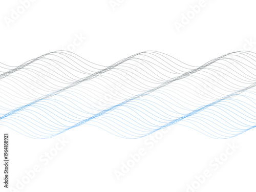 Sound Wave Parallel Curves Audio Visualization Backdrop