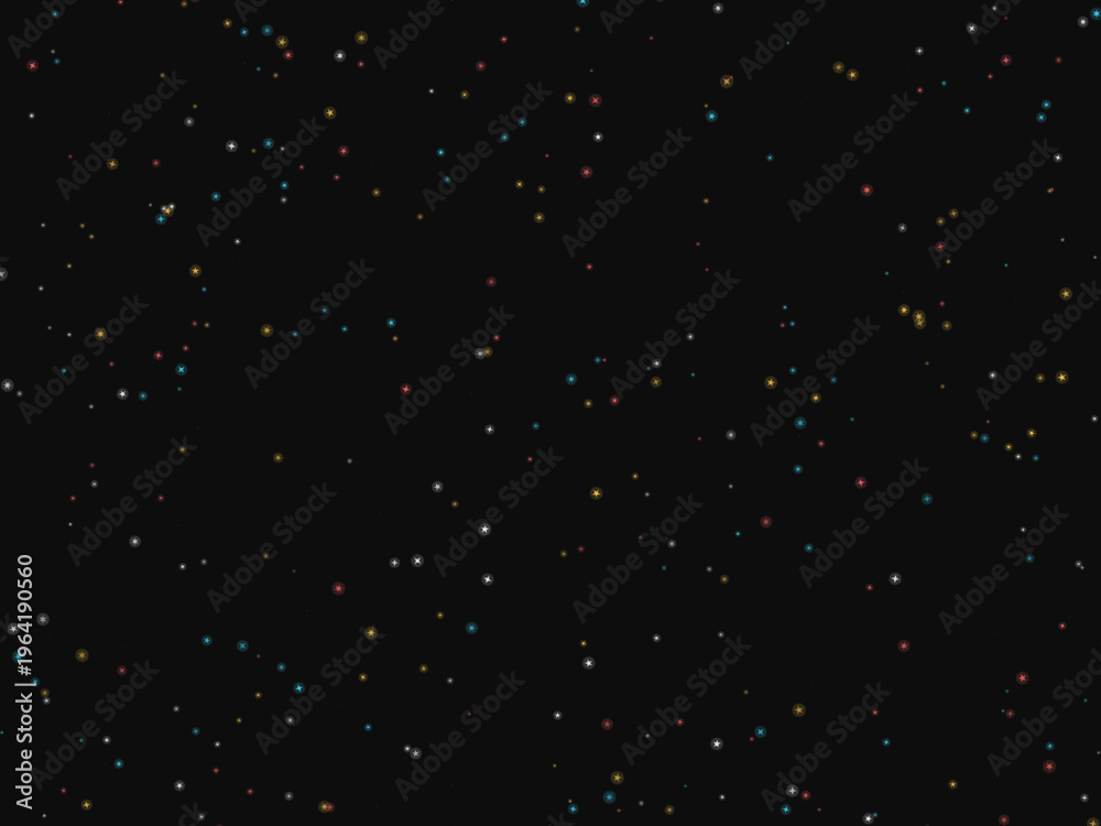 Obraz premium Star Field Night Sky Deep Space Wallpaper Vector Art