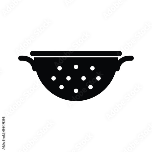 Colander Kitchen Tool Draining Food Commercial Graphic