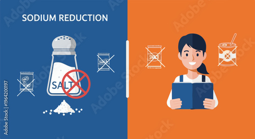 Reducing sodium intake with education about healthy food choices