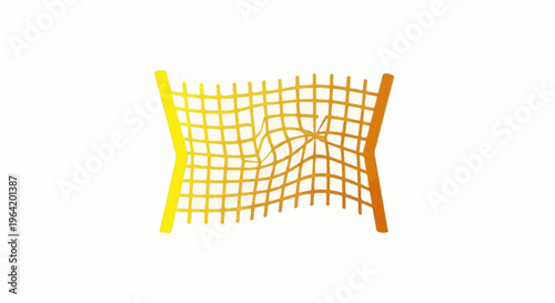 Wavy grid with gradient colors