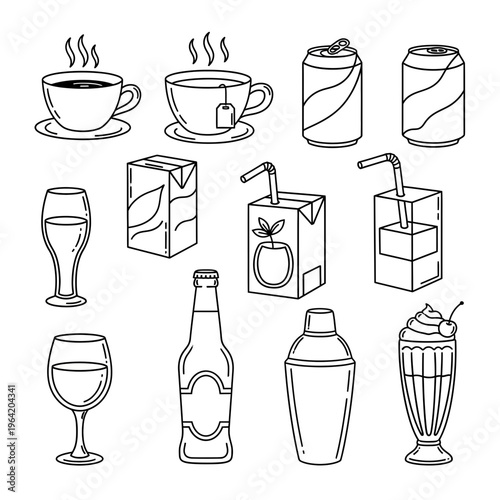 Beverage icons